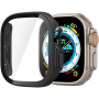 Spigen Thin Fit etui s kaljenim steklom za Apple Watch Ultra 49mm - črna