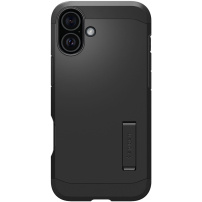 Spigen Tough Armor ovitek s stojalom in MagSafe za iPhone 16 - črn