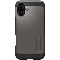 Spigen Tough Armor ovitek s stojalom in MagSafe za iPhone 16 - temno siv