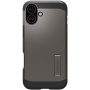 Spigen Tough Armor ovitek s stojalom in MagSafe za iPhone 16 Plus - temno siv