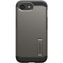 Spigen Tough Armor trpežen ovitek s stojalom in MagSafe za iPhone 16e / 17e - temno siv