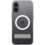Spigen Ultra Hybrid S Transparent Cover s stojalom in MagSafe za iPhone 16 Plus - prozoren