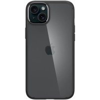 Spigen Ultra Hybrid transparentni ovitek za iPhone 15 - črna
