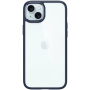 Spigen Ultra Hybrid transparentni ovitek za iPhone 15 - temno modra