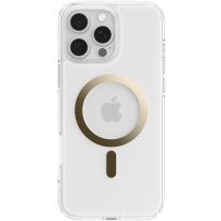 Spigen Ultra Hybrid Transparent Cover with Gold MagSafe za iPhone 16 Pro Max - prozoren