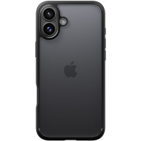 Spigen Ultra Hybrid maten prosojen ovitek z barvnim okvirjem za iPhone 16 Plus - črn