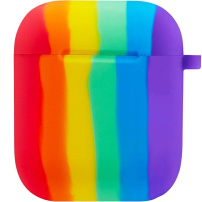 Silikonski okvir za AirPods 1 / 2 - mavrica