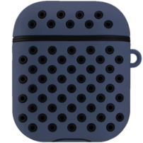 Silikonski zaščitni pokrov za AirPods 1 / 2 - modro-črna