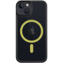 Tactical Hyperstealth 2.0 Transparent Cover z MagSafe za iPhone 13 - črno rumen