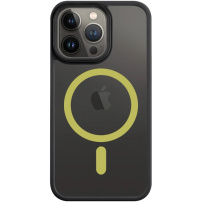 Tactical Hyperstealth 2.0 Transparent Cover z MagSafe za iPhone 13 Pro - črno rumen