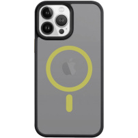 Tactical Hyperstealth 2.0 Transparent Cover z MagSafe za iPhone 13 Pro Max - črno rumen