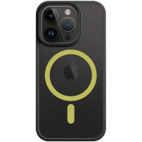 Tactical Hyperstealth 2.0 Transparent Cover z MagSafe za iPhone 14 Pro Max - črno rumen
