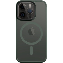 Prozorni etui Tactical Hyperstealth z MagSafe za iPhone 14 Pro - olivni