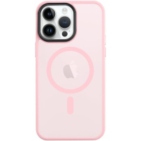 Tactical Hyperstealth prozoren ovitek z MagSafe za iPhone 14 Pro Max - roza