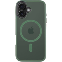 Tactical Hyperstealth Transparent Cover z MagSafe za iPhone 16 - Olive