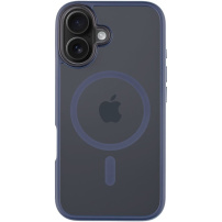 Tactical Hyperstealth prozoren ovitek z MagSafe za iPhone 16 - temno moder