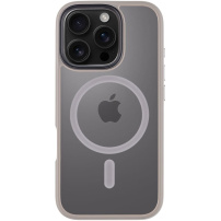 Tactical Hyperstealth Transparent Cover z MagSafe za iPhone 16 Pro - siv