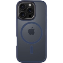 Tactical Hyperstealth Transparent Cover z MagSafe za iPhone 16 Pro - temno moder