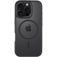 Tactical Hyperstealth Transparent Cover z MagSafe za iPhone 16 Pro - temno siv