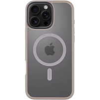 Tactical Hyperstealth Transparent Cover z MagSafe za iPhone 16 Pro Max - siv