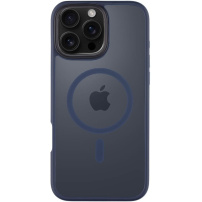 Tactical Hyperstealth Transparent Cover z MagSafe za iPhone 16 Pro Max - temno moder