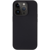 Tactical Silikonski ovitek Velvet Smoothie z MagSafe za iPhone 14 Pro - črn