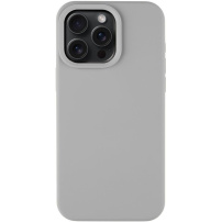Tactical Silikonski ovitek Velvet Smoothie z MagSafe za iPhone 15 Pro Max - siv