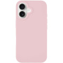 Tactical Silikonski ovitek Velvet Smoothie z MagSafe za iPhone 16 Plus - svetlo roza