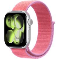 Originalne Apple športni pašček za Apple Watch 42mm / 41mm / 40mm / 38mm - guava roza