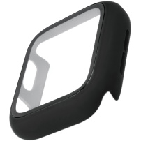 Appleking 360° ochranné pouzdro s tvrzeným sklem pro Apple Watch 45mm - černé