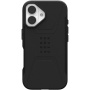 UAG Civilian Rugged Cover z MagSafe za iPhone 16 - črn