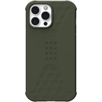 UAG Standard Issue silikonski odporni etui za iPhone 13 Pro Max - olivno