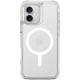 UNIQ Combat Luminous MagClick Cover z okvirjem Glow in the Dark in MagSafe za iPhone 16 - prozoren