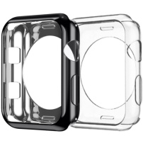 Zaščitni etui Dux Ducis iz mehke plastike za Apple Watch 38mm - črn