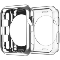 Dux Ducis mehka plastična zaščitna torbica za Apple Watch 38mm - srebrna