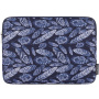 Torba z vzorcem peres za iPad do 11" / MacBook do 12" - temno modra