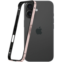 Zaščitni okvir za iPhone 16 Plus - rožnato zlat