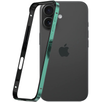 Zaščitni okvir za iPhone 16 Plus - temno zelen
