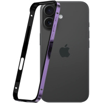 Zaščitni okvir za iPhone 16 Plus - vijoličen