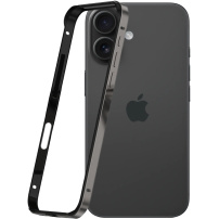 Zaščitni okvir za iPhone 16 Plus - siv