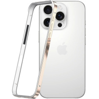 Zaščitni okvir za iPhone 16 Pro Max - zlat