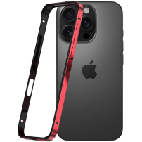 Zaščitni okvir za iPhone 16 Pro Max - rdeč