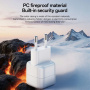 Yesido YC103 GaN mini hitri polnilni adapter z vhodom USB-C - 35W - bel