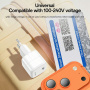 Yesido YC103 GaN mini hitri polnilni adapter z vhodom USB-C - 35W - bel