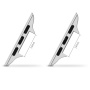 Komplet nadomestnih kovinskih zaponk s 3 širinami za Apple Watch Ultra 49mm / 46mm / 45mm / 44mm / 42mm - 3 kosi - srebrna