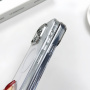 Prozoren ovitek z vrvico in MagSafe za iPhone 16 - moder