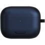 Ovitek s preklopnim stojalom in karabinom za AirPods Pro 3 - temno moder
