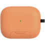 Ovitek z zložljivim stojalom in karabinom za AirPods Pro 3 - oranžen
