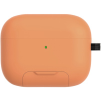 Ovitek z zložljivim stojalom in karabinom za AirPods Pro 3 - oranžen