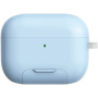 Ovitek s preklopnim stojalom in karabinom za AirPods Pro 3 - moder